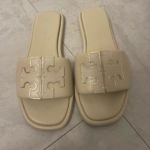Tory Burch Double T sport slide